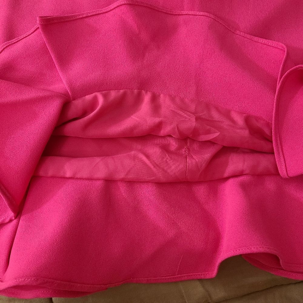 CeCe Pink Ruffle Hem Dress, size 6 - Picture 12 of 14